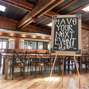 Having a party, corporate dinner, wedding reception, bridal or baby shower....our room is perfect for your next event.