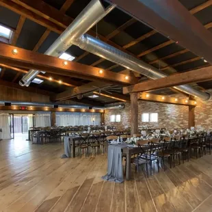 Main downstairs room which holds 120 people.