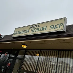 the front of the store