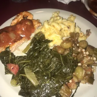 Grilled Salmon with Creole Sauce OR Blackened