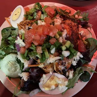 Blackened Grilled Salmon Salad