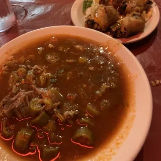 Homemade Low Country Okra Soup