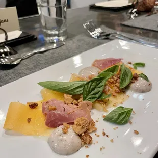 Cantaloupe Carpaccio