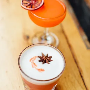 We feature creative cocktails made with the freshest ingredients.