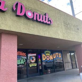 the front of the store