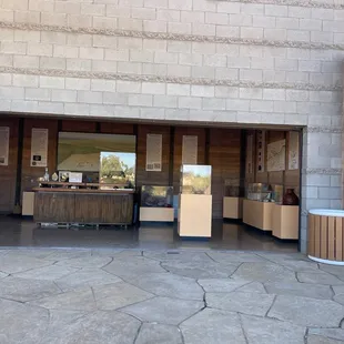 The visitor center