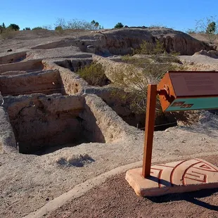 North east side of the mound
