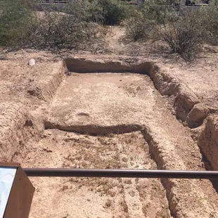 Adobe structure Mesa Grande