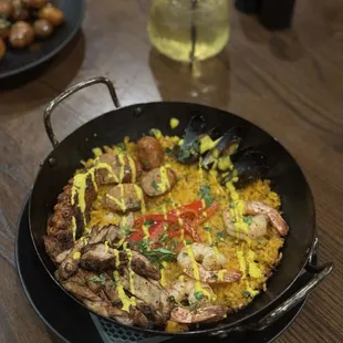 Paella served on weekends only