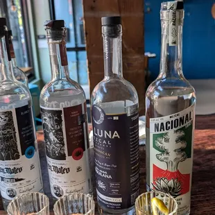 custom mezcal flight