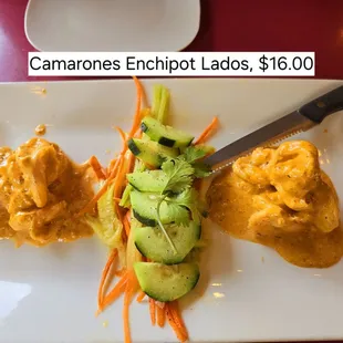 Mesa Mercado - Camarones Enchipot Lados, $16.00