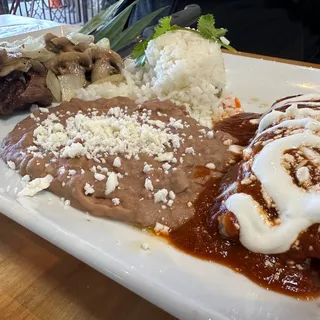 Carne Asada & Enchilada