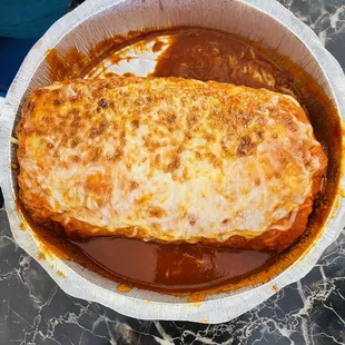 Wet Burrito (with Mahi Mahi). You gotta be really hungry to order this)