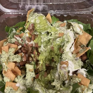 Salad with no chicken