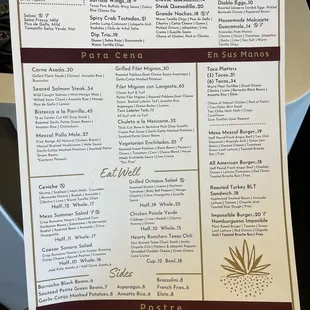 Menu - 5/8/24