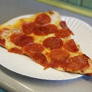 Fresh out of the oven... flavorful and heavy with grease. Not necessarily in a bad way.