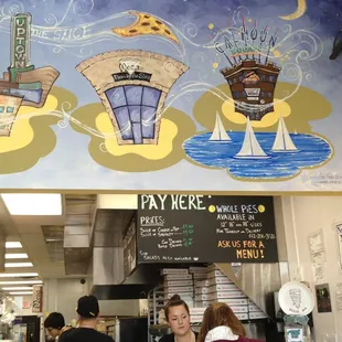 Nice checkout section.