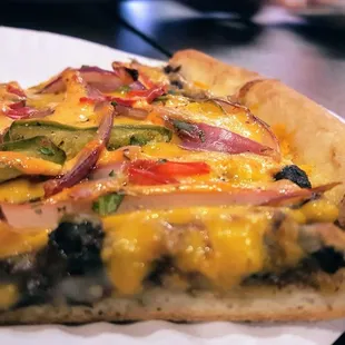Edgy pizza! Ha, get it? Cause you can see the edge and it&apos;s a fairly unique and bold pizza! Also, why do I over explain things?