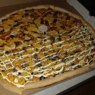 pizza, food