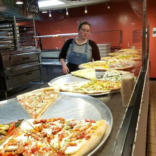 interior, pizza