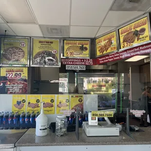 Front Menu FYII asked if Mexican Pizza had beans and I was told no.