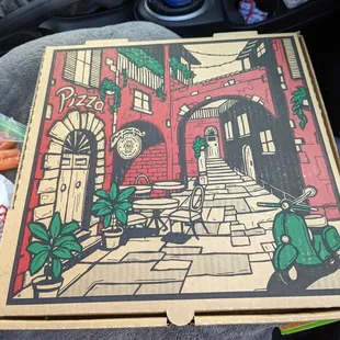 Surprisingly sturdy pizza box