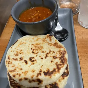 Duck Fat Tortillas and beans!! So good