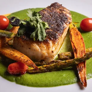 Freshly presented Chilean Sea Bass