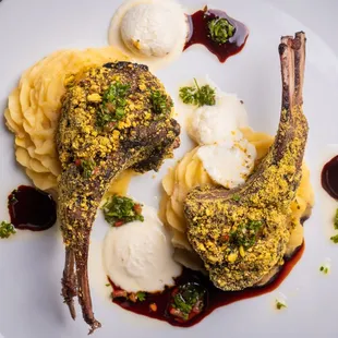 Experience our flavorful Lamb Rack