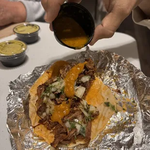 Barbacoa taco