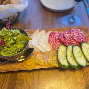 Veggies and guac