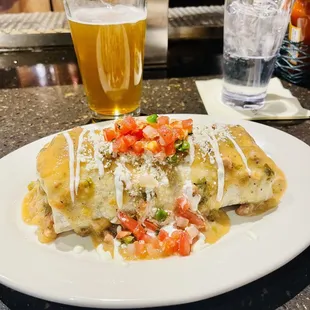 Carnitas Burrito. Denver IPA