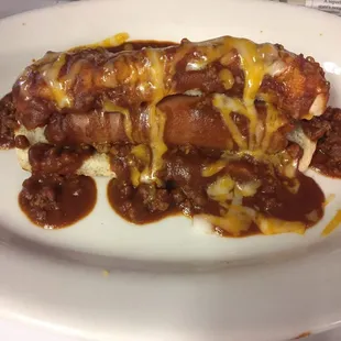 The chili cheese dog I eat in my dreams