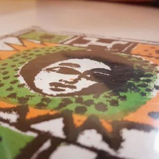 The third of three people on the table