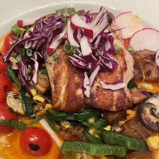 Redfish En La Media Concha