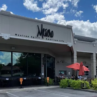 Outside seating