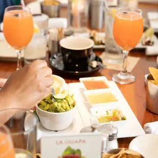 Assortment of salsas