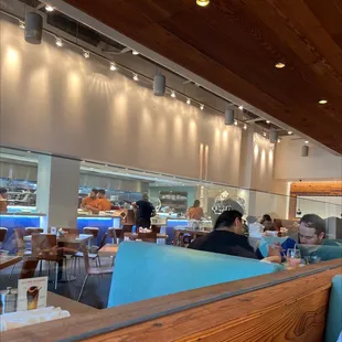 diners and dining area