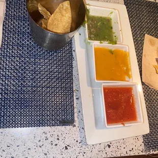 Complimentary Chips and salsa