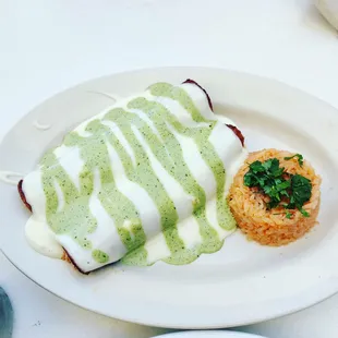 Unbelievable chicken enchiladas