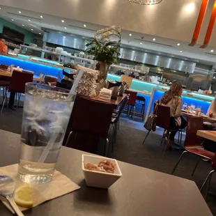 Water and beans, about all that tastes good here.