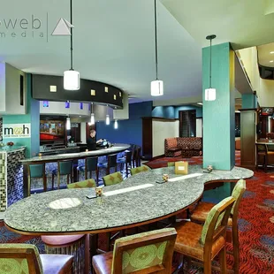 a view of the lounge area of a hotel