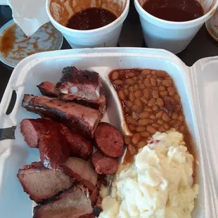 3 meat tray