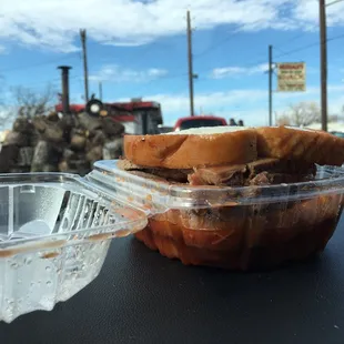 Sliced Beef Sandwich