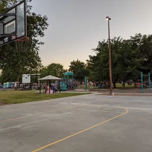 Basketball ball court