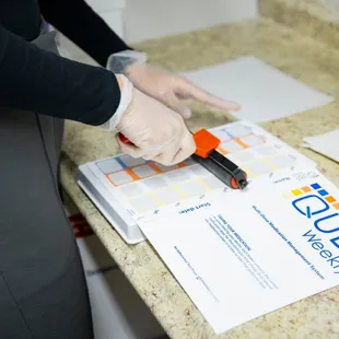 Weekly and monthly bubble packaging.