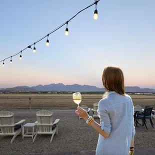 Wine with incredible views