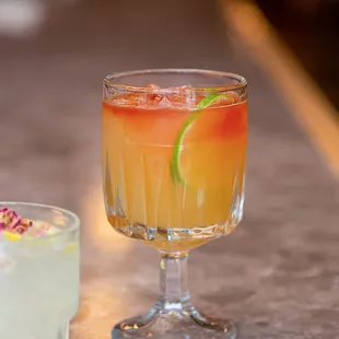 Handcrafted cocktails