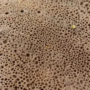 A close look at the injeera bread