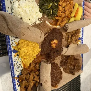 Meat and veggie samplers (Feed 3-4)